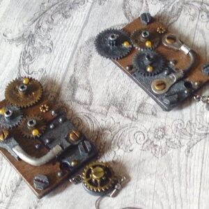 Steampunk Industrial Earrings