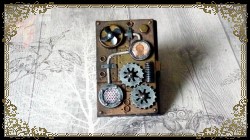 Steampunk Business Card Holders