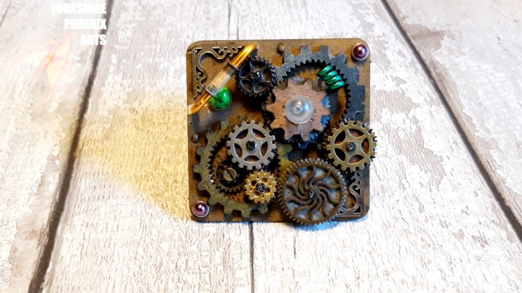 Steampunk Fidget Spinner Handmade – 0140F0005