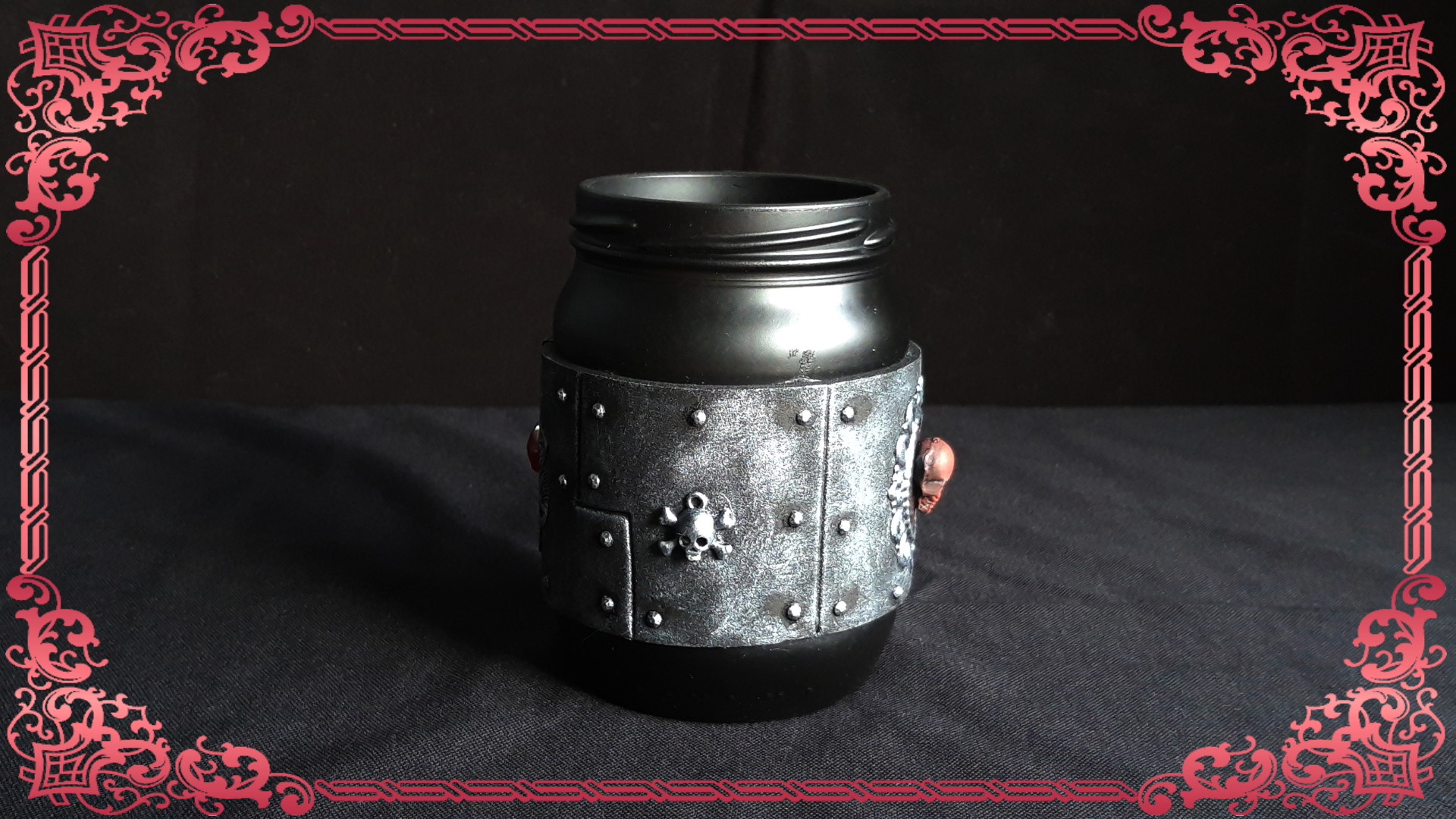 Steampunk Goth Jar