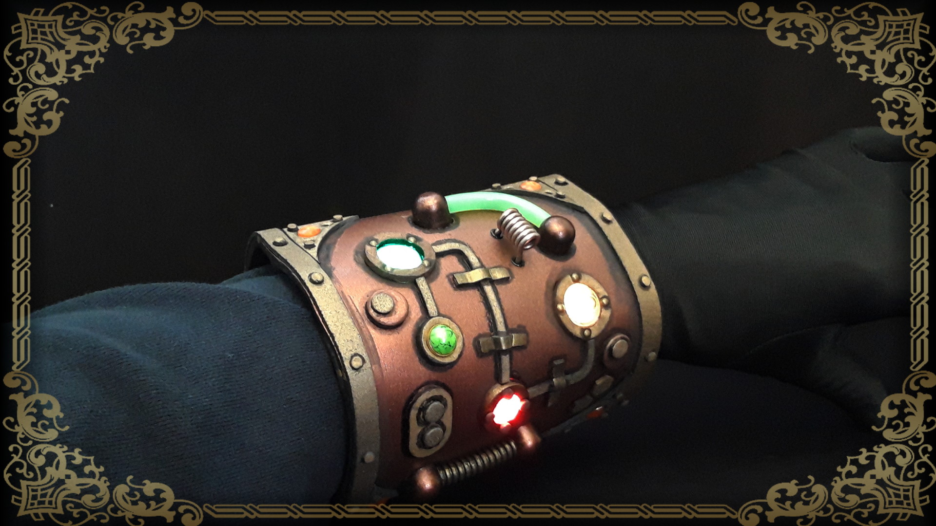 Steampunk Large Wristband
