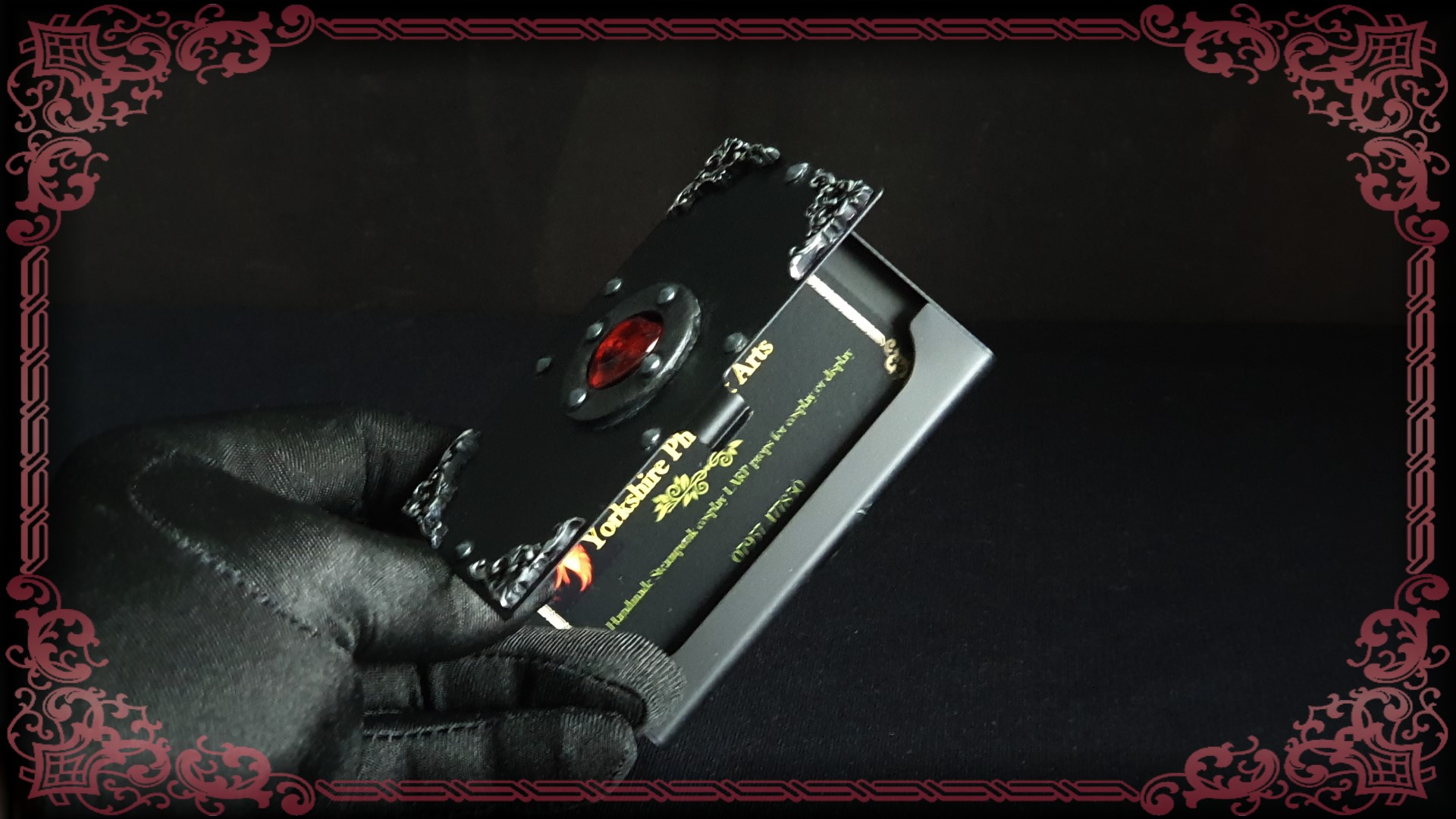 Goth Card Holder
