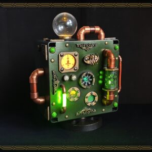 Steampunk Radio Lamp