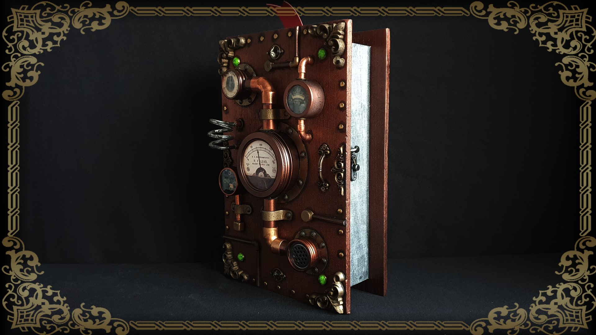 Steampunk Storage Book