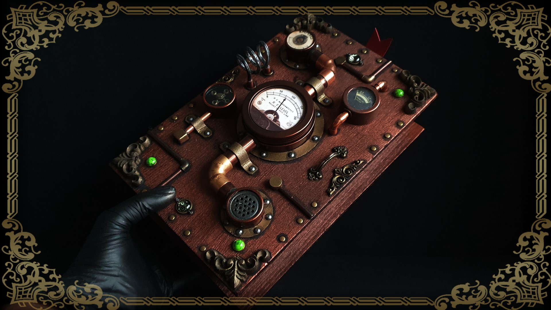 Steampunk Storage Book