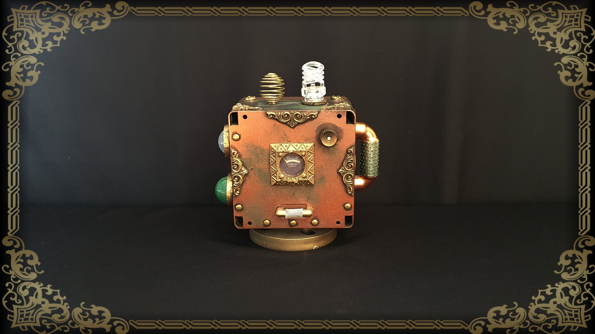Steampunk Radio Lamp