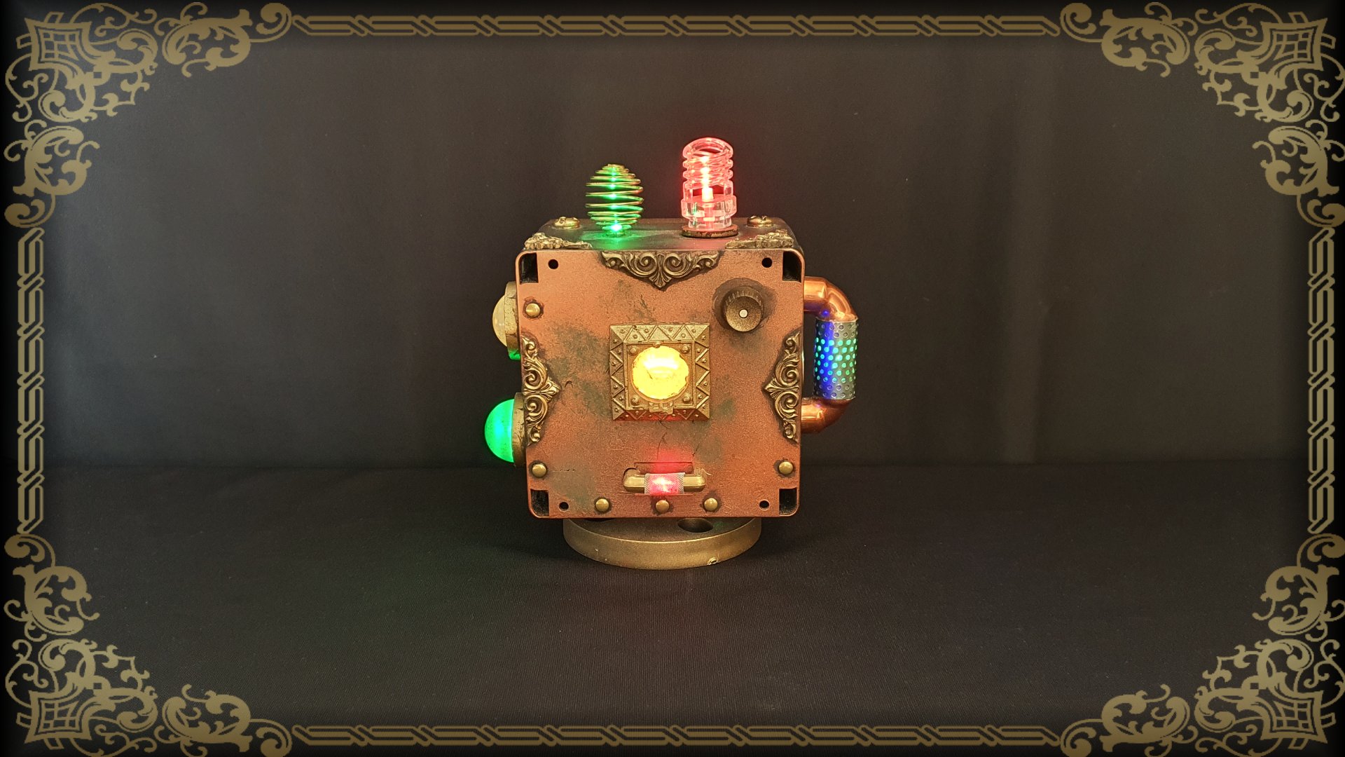 Steampunk Radio Lamp