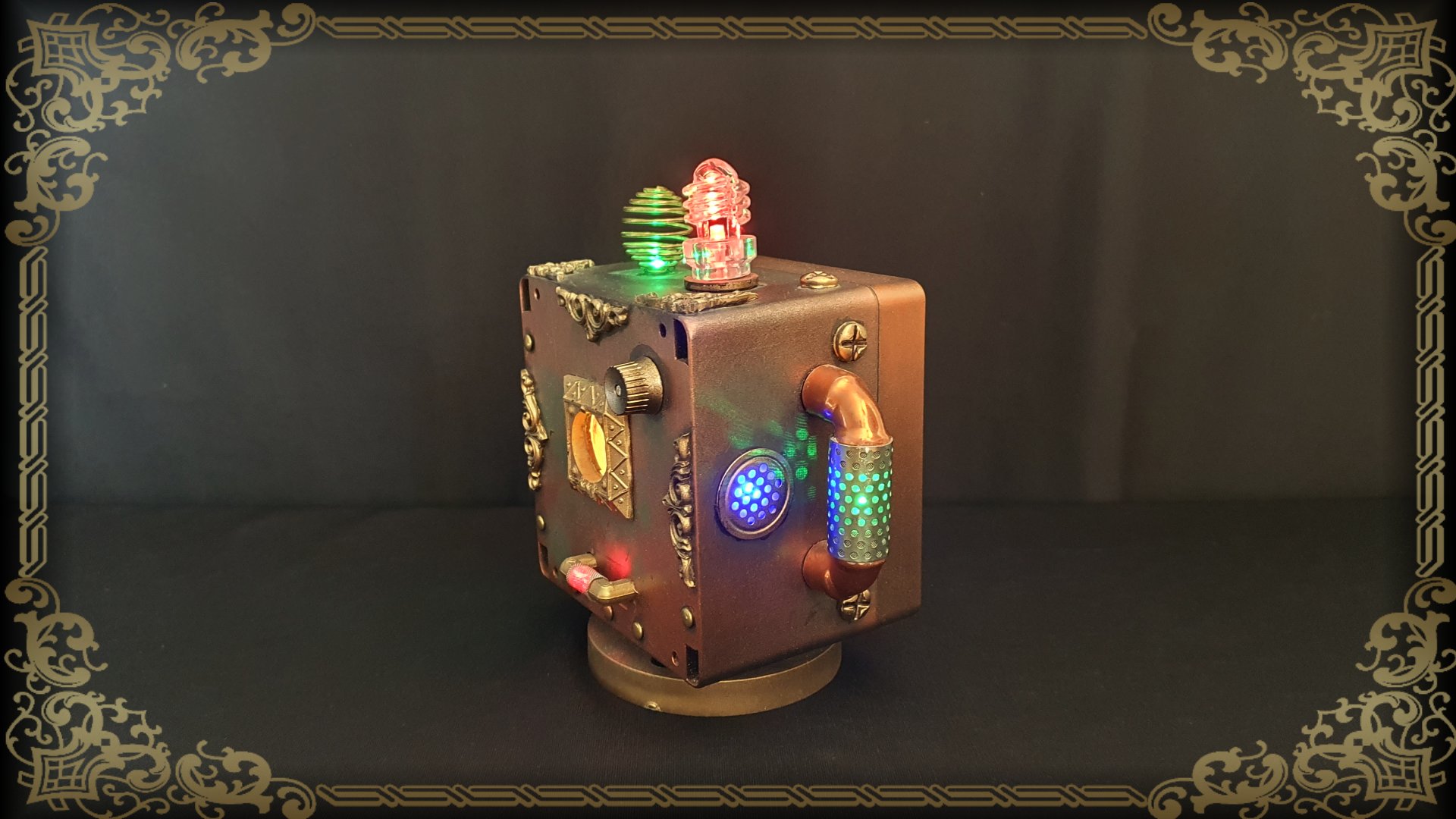 Steampunk Radio Lamp