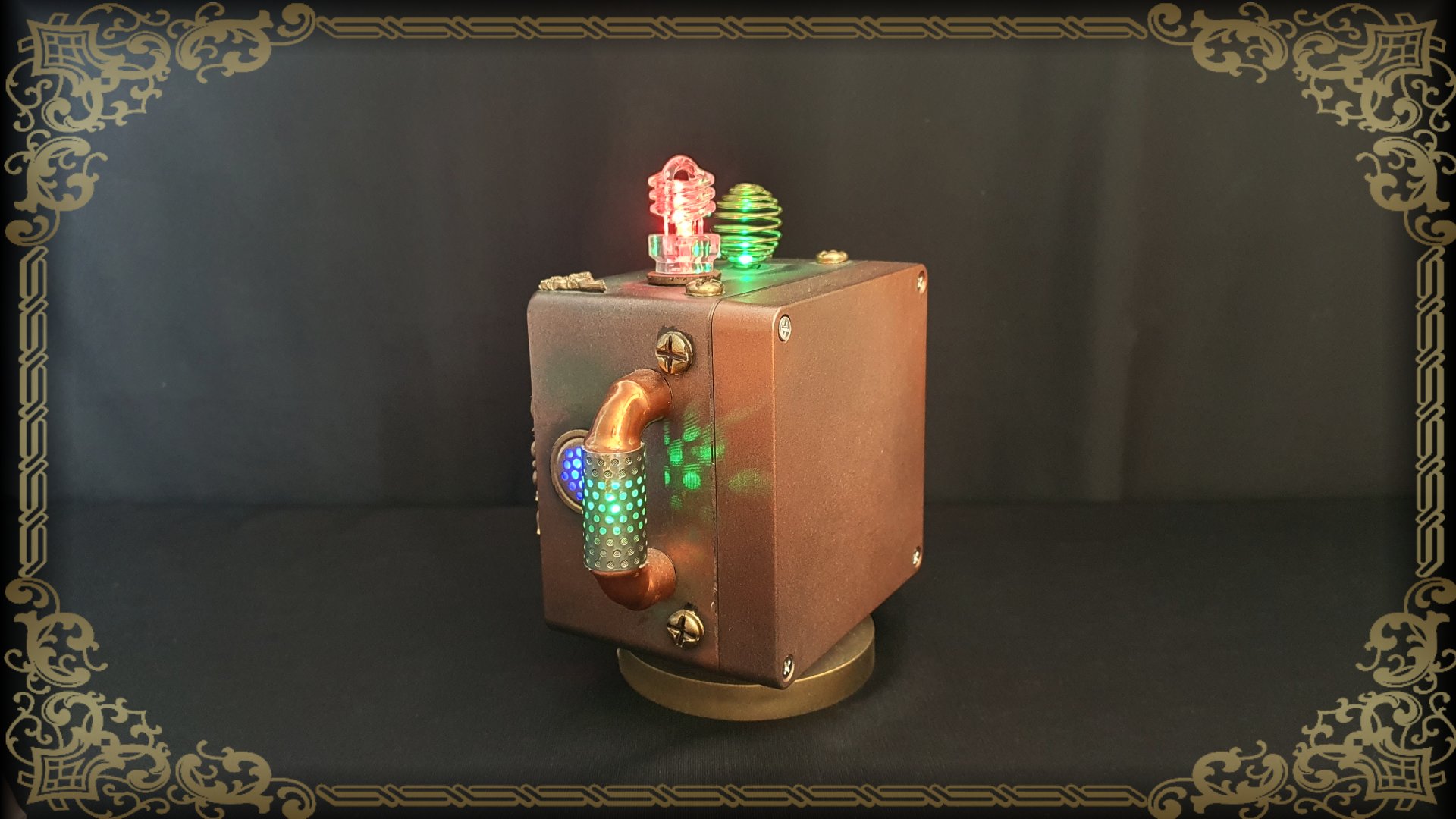 Steampunk Radio Lamp