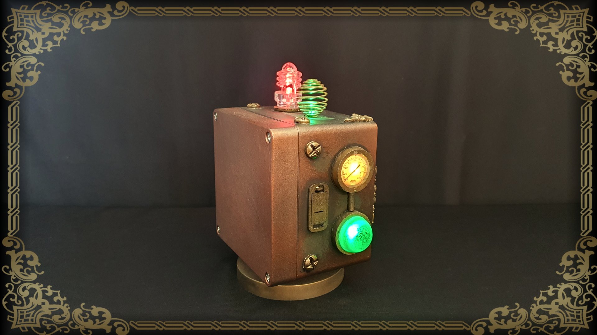 Steampunk Radio Lamp