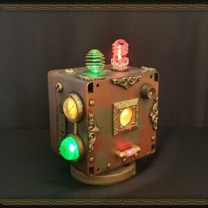 Steampunk Radio Lamp