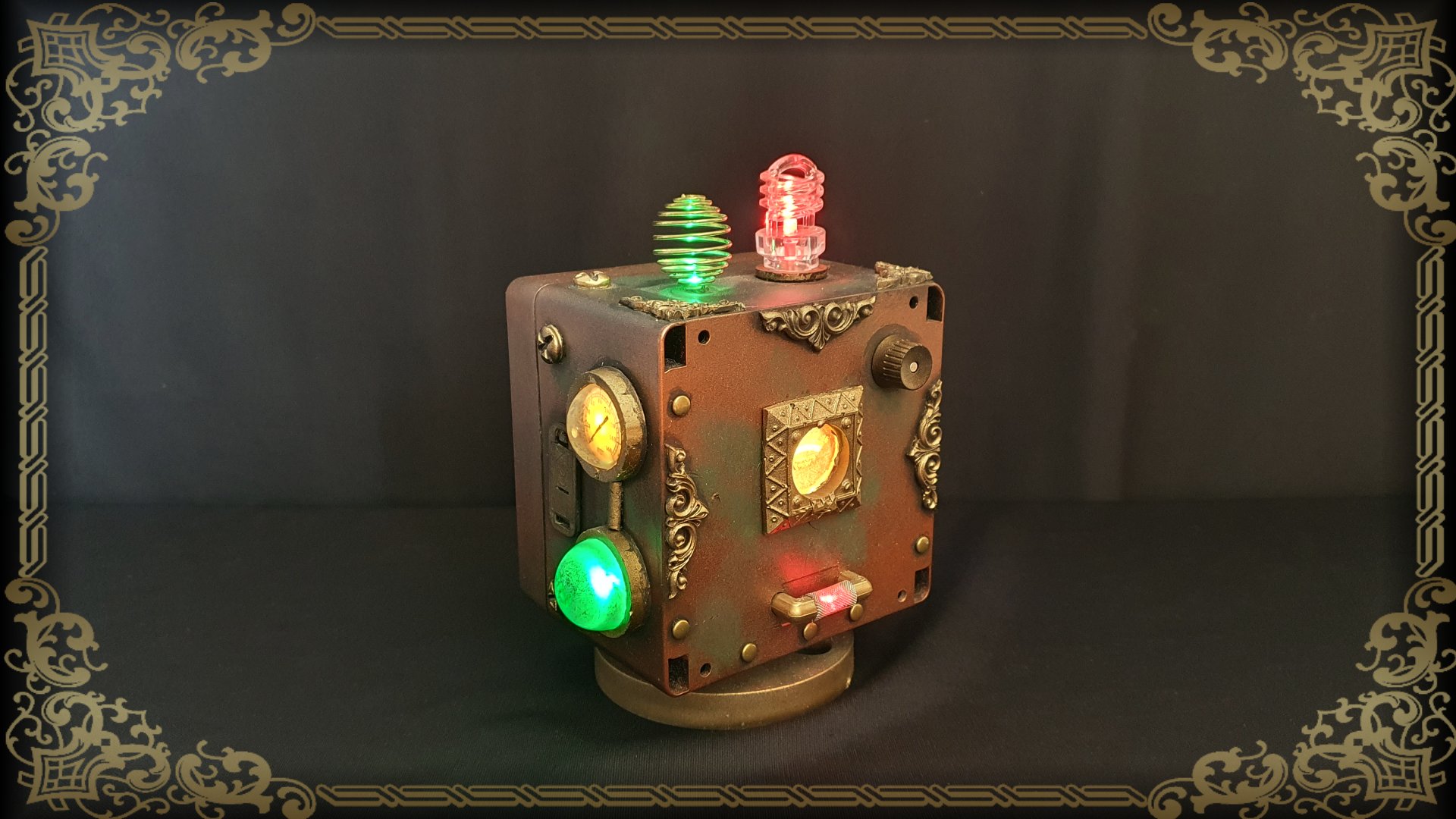 Steampunk Radio Lamp